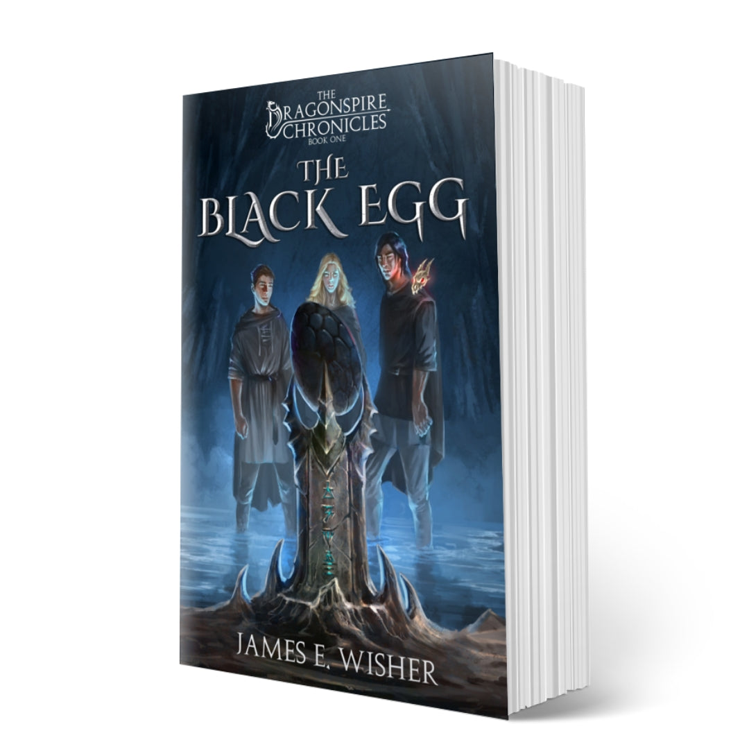 The Black Egg Paperback epic fantasy by james e wisher