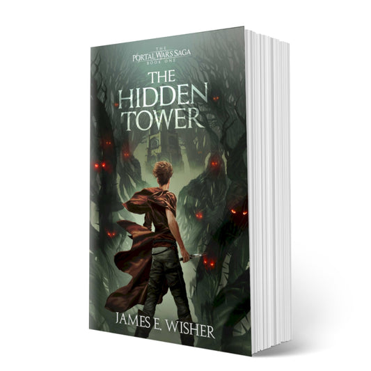 The Hidden Tower Paperback epic fantasy by james e wisher