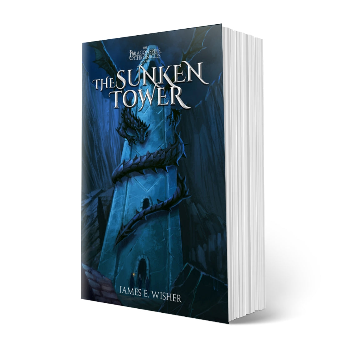 The Sunken Tower Paperback epic fantasy by james e wisher