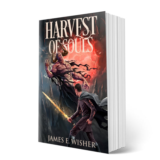 Harvest of Souls Paperback epic fantasy by james e wisher
