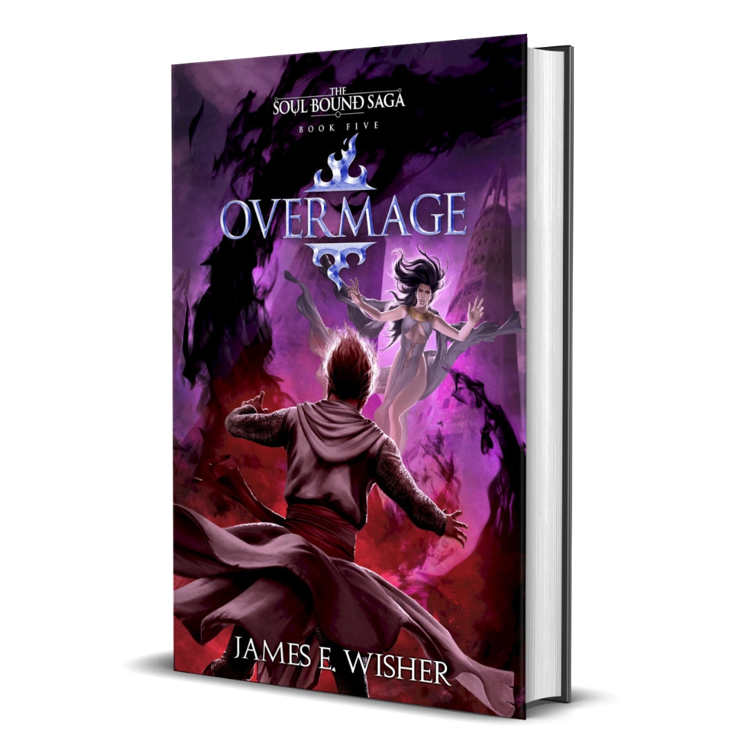 Overmage Hardcover epic fantasy by james e wisher