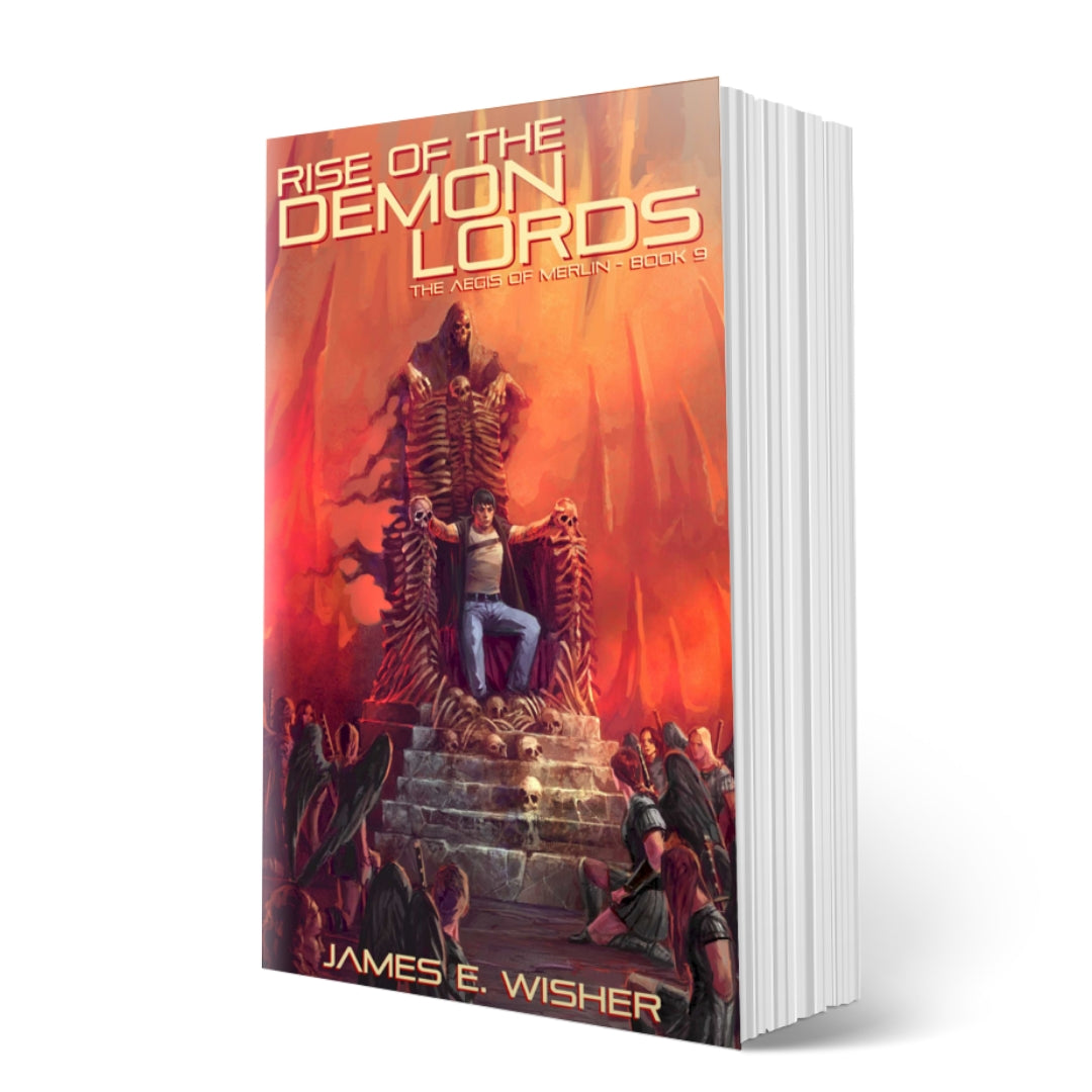 Rise of The Demon Lord Paperback an action packed urban Fantasy by James E Wisher