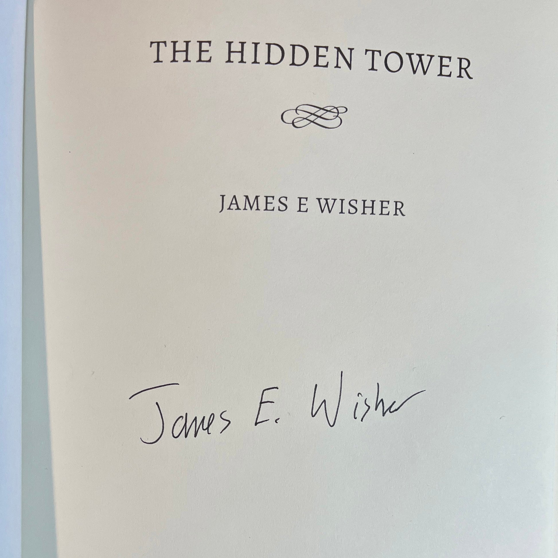 Picture of James E. Wisher's Signature
