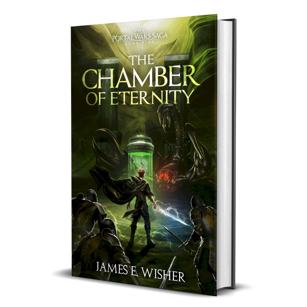 The Chamber of Eternity Hardcover epic fantasy by james e wisher